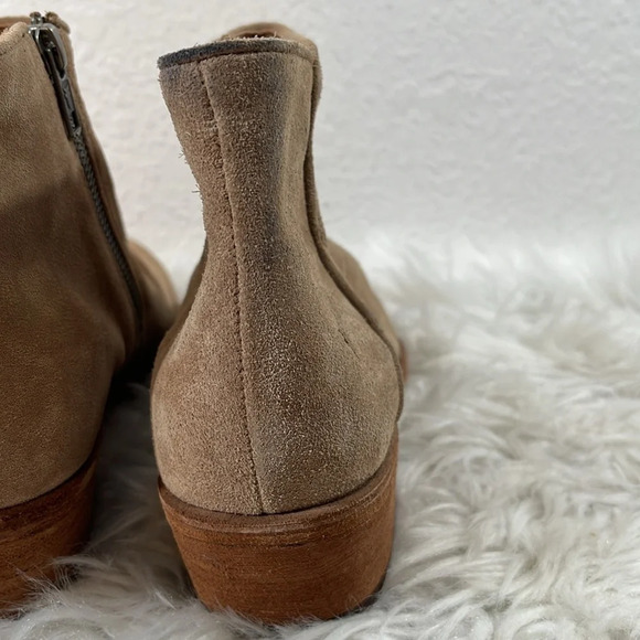 FRYE CARSON PIPING LEATHER BOOTIE SUEDE SIZE 11 - Picture 5 of 14